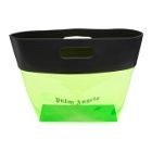 Palm Angels Green and Black Alien Shopper Tote