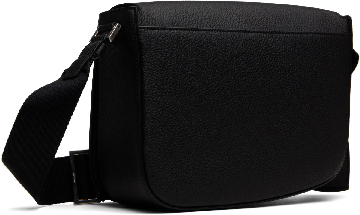 Ferragamo Black Fiamma Crossbody Bag