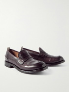 Officine Creative - Balance Leather Penny Loafers - Burgundy