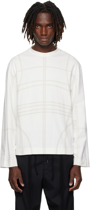Photo: Craig Green White Flatlock Long Sleeve T-shirt