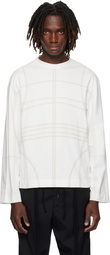 Craig Green White Flatlock Long Sleeve T-shirt