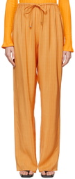 System Orange Rayon Trousers