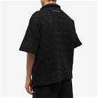 MKI Men's Crochet Vacation Shirt in Black