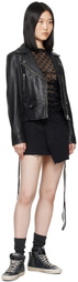 Ksubi Black Amplify Leather Jacket