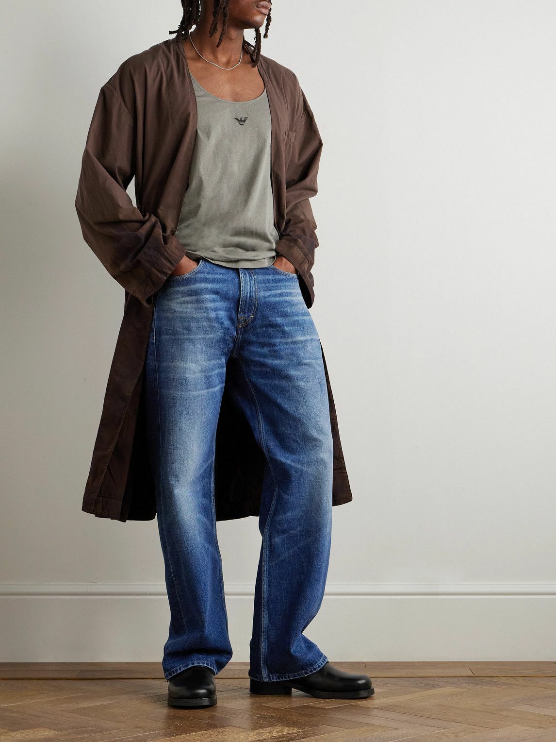 Our Legacy - Emporio Armani Terzo Straight-Leg Jeans - Blue Our Legacy