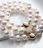Bucherer Fine Jewellery Grace 18kt gold bracelet with pearls and diamonds