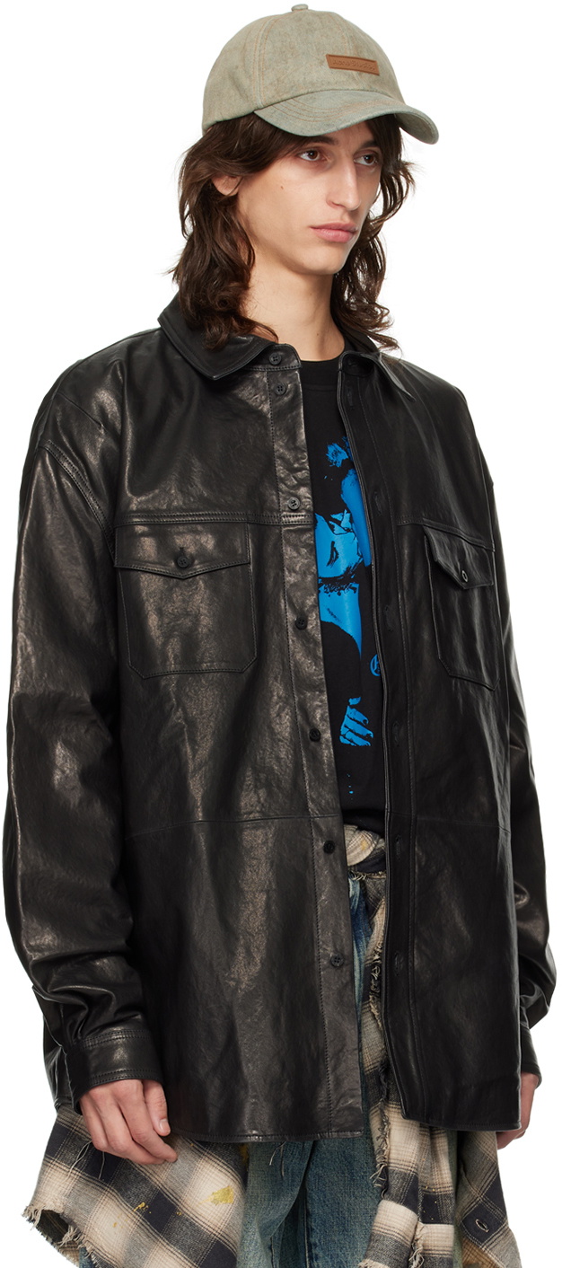 Stolen Girlfriends Club Black Post Punk Leather Jacket