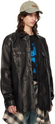Stolen Girlfriends Club Black Post Punk Leather Jacket