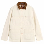 Drake's Men's Denim Welder Jacket in Ecru