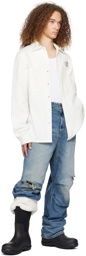 Sky High Farm Workwear White Alastair McKimm Edition Denim Shirt