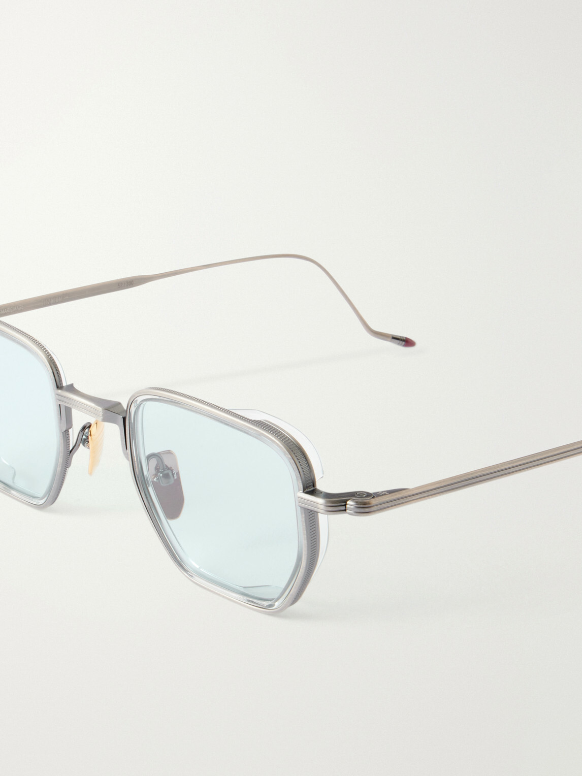 Jacques Marie Mage - Atkins D-Frame Silver-Tone Sunglasses