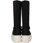 Rick Owens Drkshdw Black Double Bumper Sock High-Top Sneakers