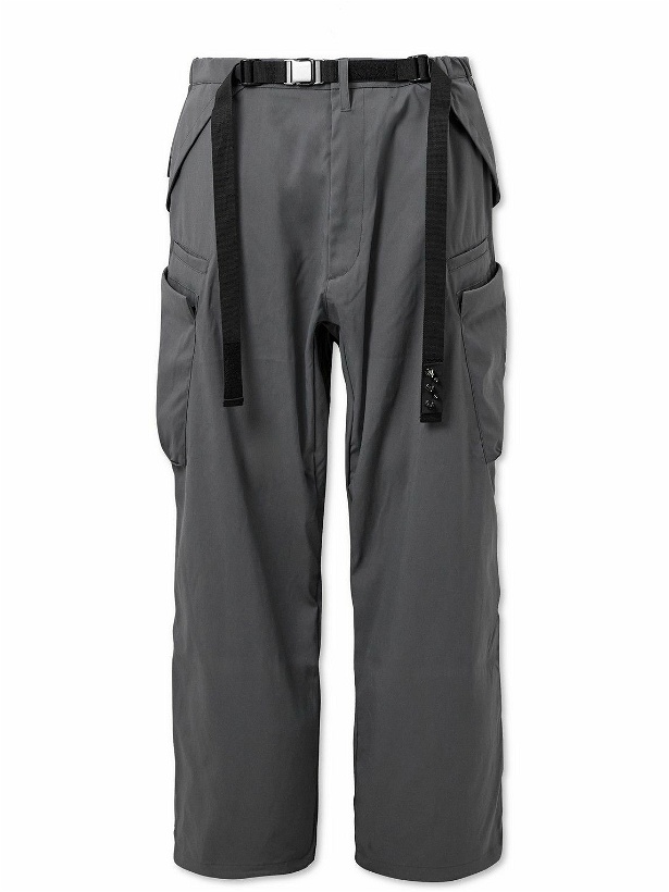 Photo: ACRONYM - P55-M Belted Stretch-Shell Cargo Trousers - Gray