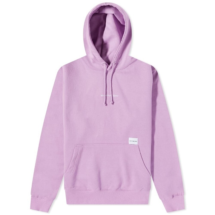 Photo: MKI Men's Embroidered Logo Hoody in Lilac