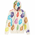 ICECREAM Men's Multi Soft Serve Zip Hoodie in White