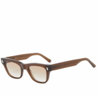 Monokel Men's Aki Sunglasses in Chocolate/Brown Gradient 