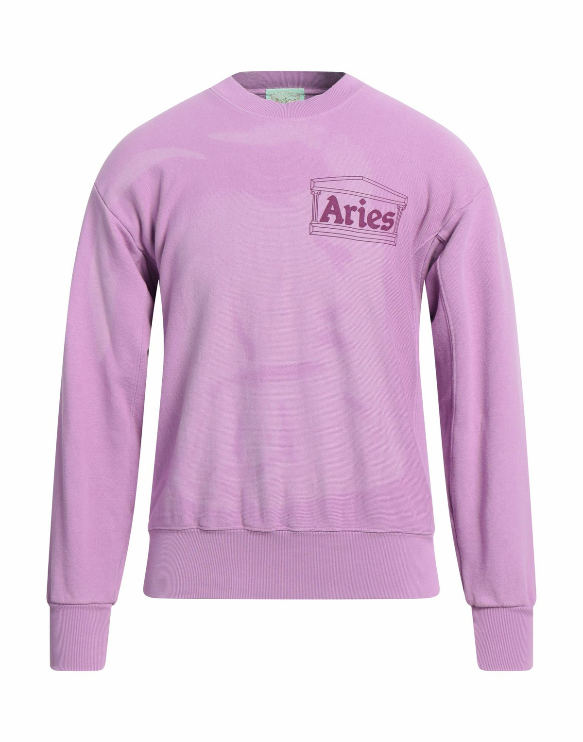 Aries Mens Sweatshirt Mauve