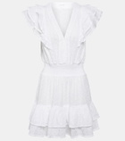 Poupette St Barth Camila broderie anglaise minidress
