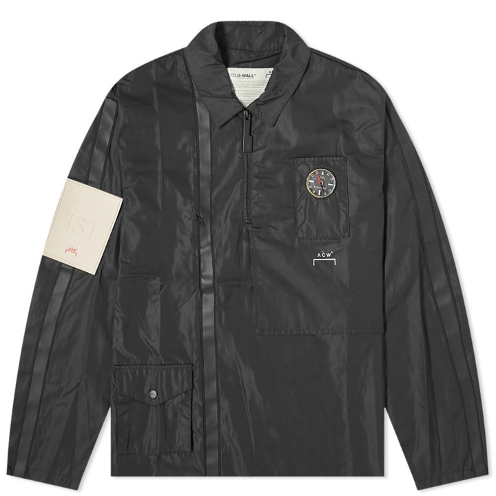 Photo: A-COLD-WALL* Long Sleeve 3D Taped Pocket Compass Polo