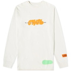 Heron Preston Long Sleeve CTNMB Spray Logo Tee