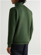 120% - Cashmere and Virgin Wool-Blend Rollneck Sweater - Green