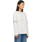 AGOLDE Off-White Lois T-shirt