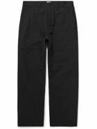 Randy's Garments - Straight-Leg Cotton-Ripstop Trousers - Black