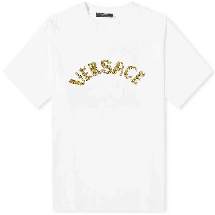 Photo: Versace Men's Logo Crew Sweat in White