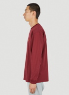 Chase Long Sleeve T-Shirt in Burgundy