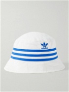 adidas Consortium - Noah Striped Embroidered Cotton-Piqué Bucket Hat