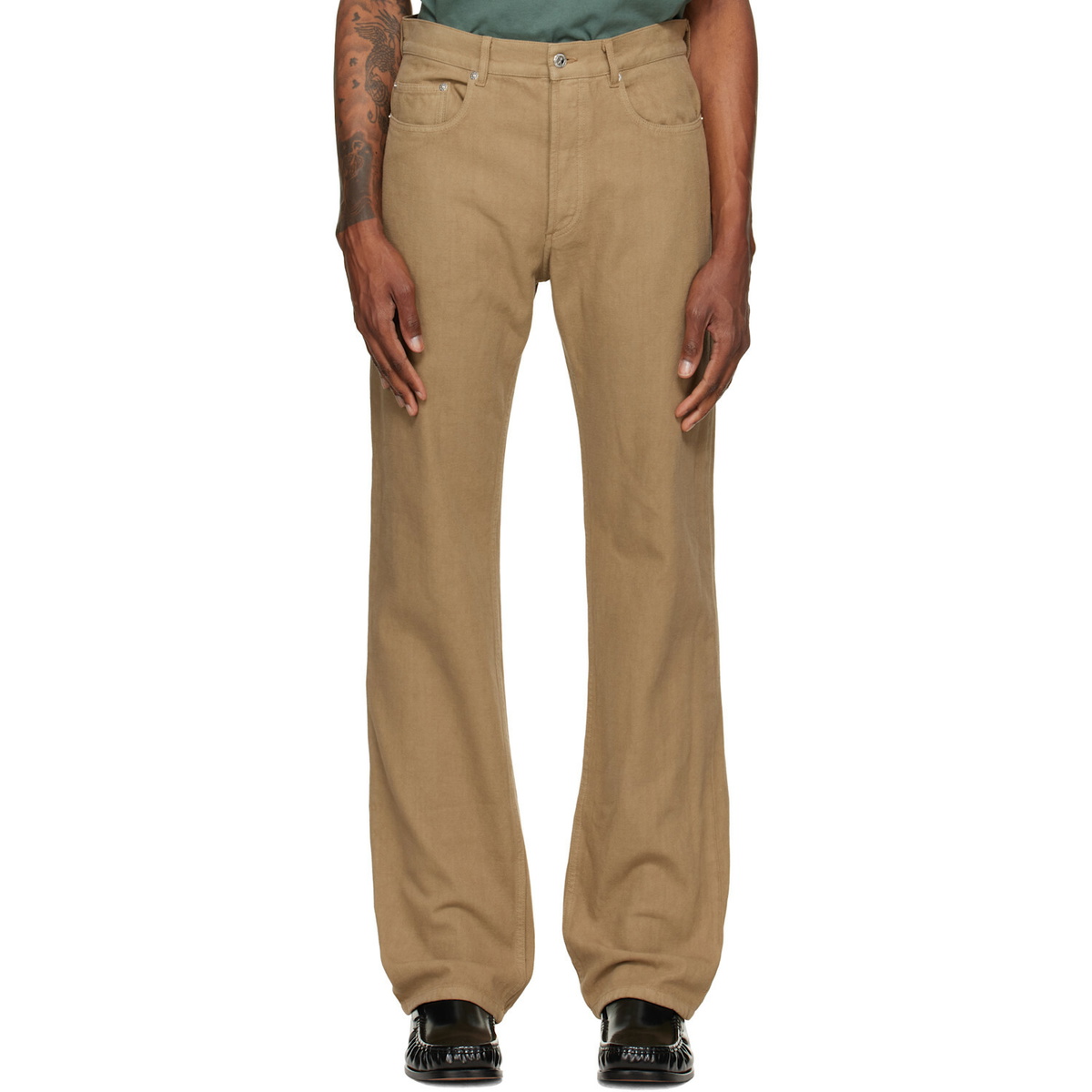 A.P.C. Beige Rescue Jeans