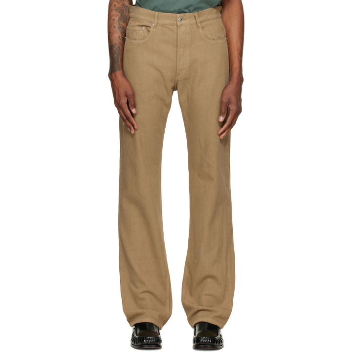 Photo: A.P.C. Beige Rescue Jeans
