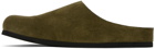 Common Projects Khaki Clog Slip-On Loafers
