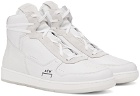 A-COLD-WALL* White Luol Hi Top Sneakers