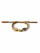 Palm Angels - Rainbow Gold-Tone and Shell Beaded Bracelet
