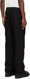 C.P. Company Black Loose Trousers