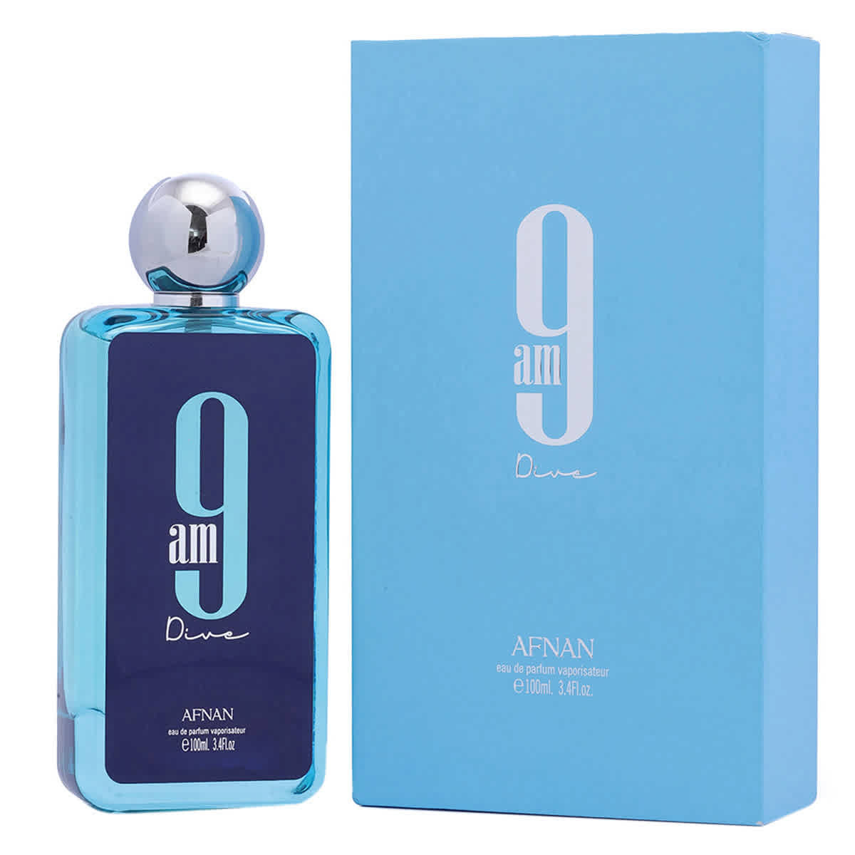 Afnan Unisex 9AM Dive EDP Spray 3.4 oz Fragrances 6290171072836