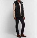 Yves Salomon - Reversible Shearling and Quilted Shell Hooded Down Gilet - Black