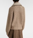 Brunello Cucinelli Cashmere, mohair, and wool-blend jacket