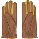 Handsome Stockholm Tan & Yellow Statement Gloves