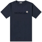 Moncler Men's Logo Badge T-Shirt in Navy