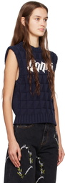 GANNI Navy Rope Vest