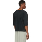 Homme Plisse Issey Miyake Black A-POC Pleats T-Shirt