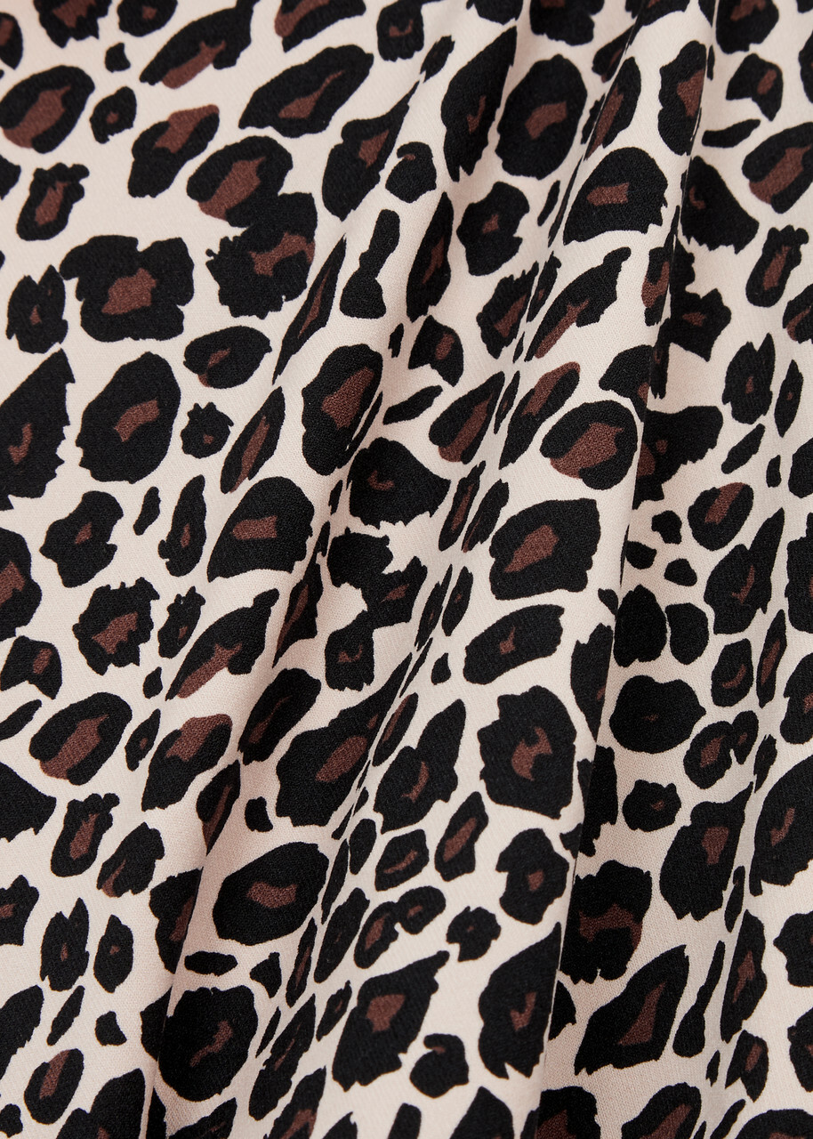 Chantelle Soft Stretch Leopard-print Thong - One Size