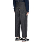 Comme des Garcons Homme Indigo Garment-Washed Jeans