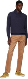 Polo Ralph Lauren Navy Shawl Collar Sweater