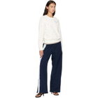 Sandy Liang Navy Broome Lounge Pants