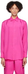 Valentino Pink Silk Shirt