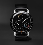 Ressence - Type 3 Automatic 44mm Titanium and Leather Watch - Black