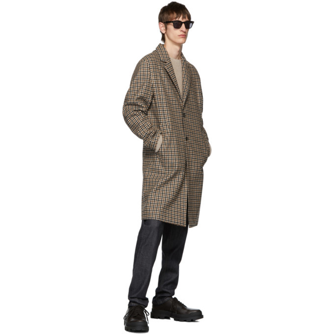 Mackintosh Men's New Stanley Chesterfield Coat in Beige Mackintosh